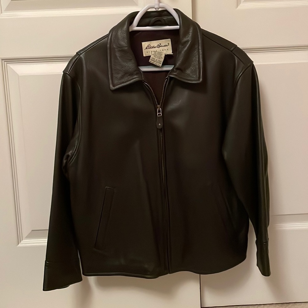 Eddie Bauer Leather Coat